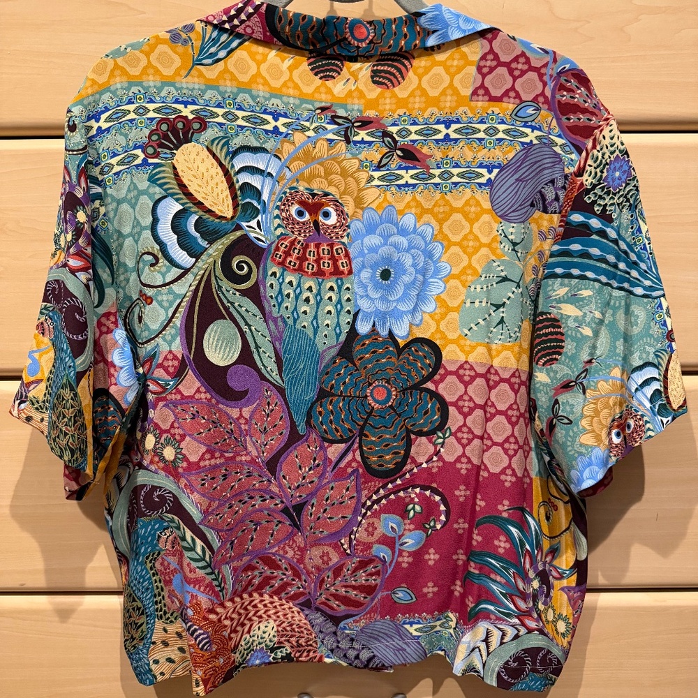 Johnny Was Button Down Colorful